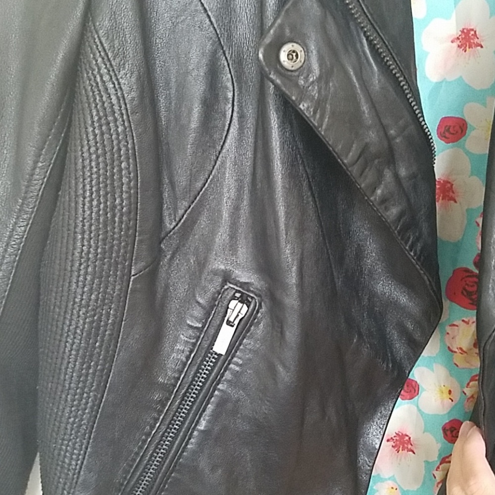 Black Rivet leather jacket size XS - Picture 6 of 6